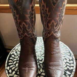 Handmade Luccese cowboy boots size 9EE made in USA